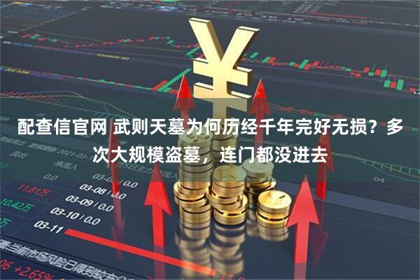 配查信官网 武则天墓为何历经千年完好无损？多次大规模盗墓，连门都没进去